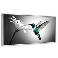 Cuadros Decorativos Canvas Revolution | Verde En Vuelo | Panoramico | Portada | Marco Dorado