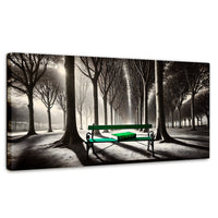 Cuadros Decorativos Canvas Revolution | Verde Y Palabras | Panoramico | Portada | Marco SinMarco