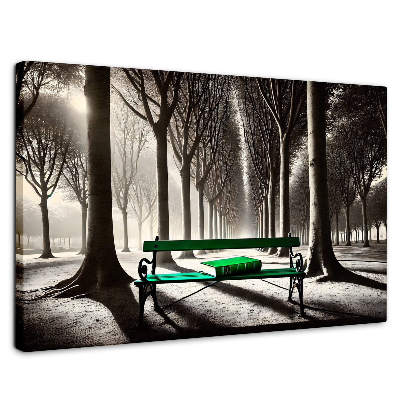 Cuadros Decorativos Canvas Revolution | Verde Y Palabras | Rectangular | Portada | Marco SinMarco
