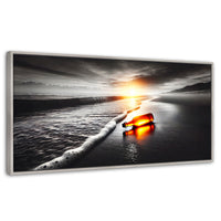 Cuadros Decorativos Canvas Revolution | Viento Y Cristal | Panoramico | Portada | Marco Blanco