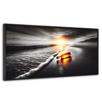 Cuadros Decorativos Canvas Revolution | Viento Y Cristal | Panoramico | Portada | Marco Plateado