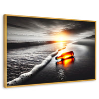 Cuadros Decorativos Canvas Revolution | Viento Y Cristal | Rectangular | Portada | Marco Dorado