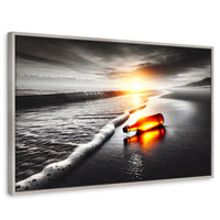 Cuadros Decorativos Canvas Revolution | Viento Y Cristal | Rectangular | Portada | Marco Plateado