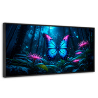 Cuadros Decorativos Canvas Revolution | Vuelo Brillante | Panoramico | Portada | Marco Plateado