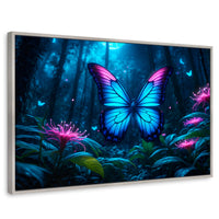 Cuadros Decorativos Canvas Revolution | Vuelo Brillante | Rectangular | Portada | Marco Plateado