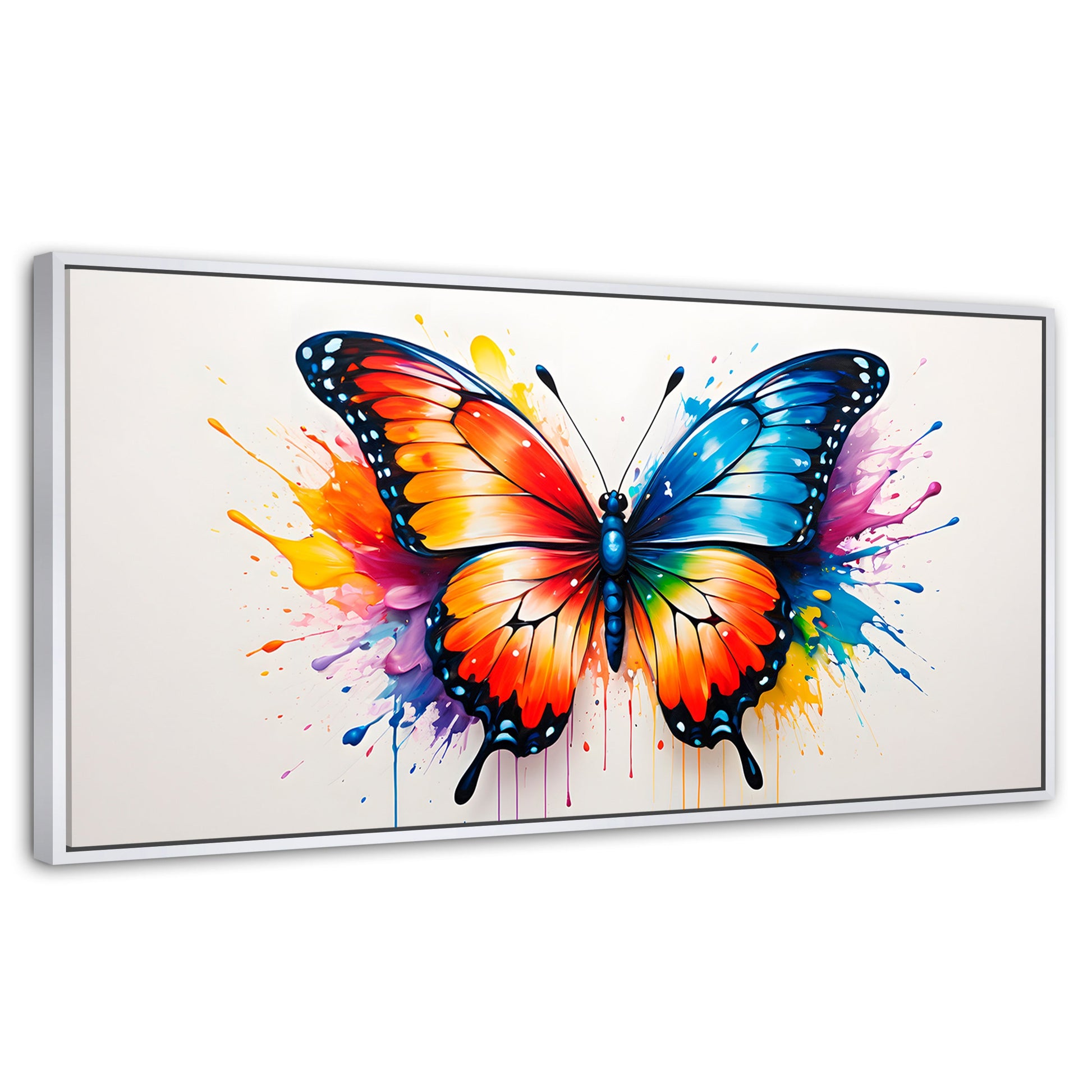 Cuadros Decorativos Canvas Revolution | Vuelo Explosivo | Panoramico | Portada | Marco Dorado