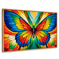 Cuadros Decorativos Canvas Revolution | Vuelo Fragmentado | Rectangular | Portada | Marco Madera