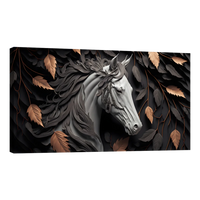 Caballo con Hojas