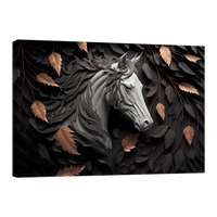 Caballo con Hojas