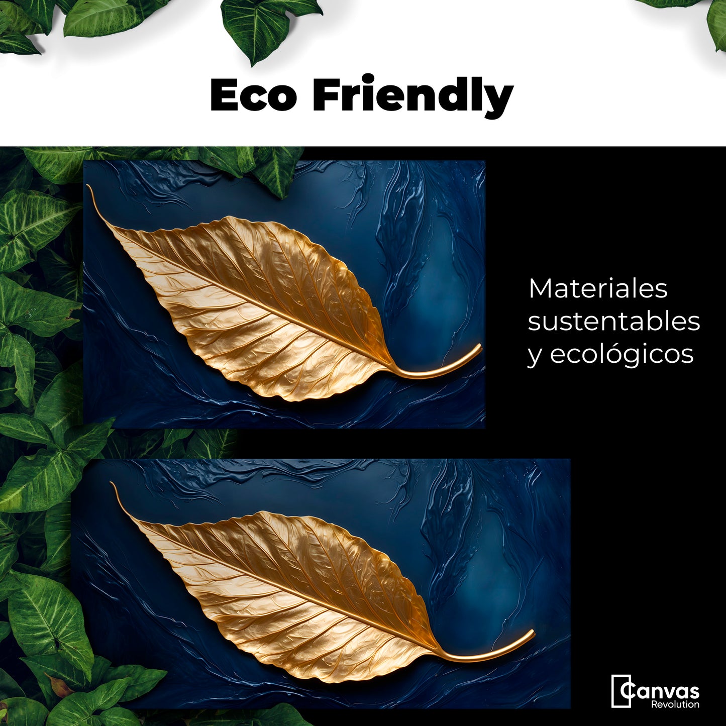 Cuadro Decorativo Luz Dorada Sereno - Eco Friendly