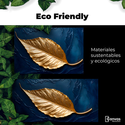 Cuadro Decorativo Luz Dorada Sereno - Eco Friendly