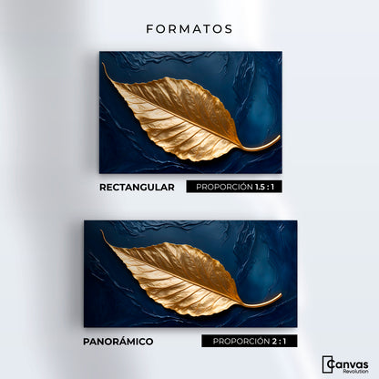 Cuadro Decorativo Luz Dorada Sereno - Formatos