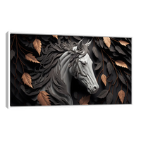 Caballo con Hojas