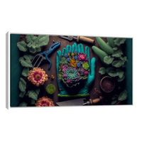 Guantes de Jardín con Flores