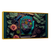 Guantes de Jardín con Flores
