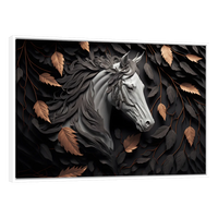 Caballo con Hojas