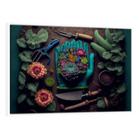 Guantes de Jardín con Flores