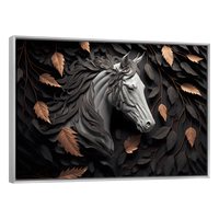 Caballo con Hojas