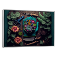 Guantes de Jardín con Flores