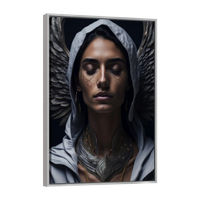 Retrato Mujer y Alas