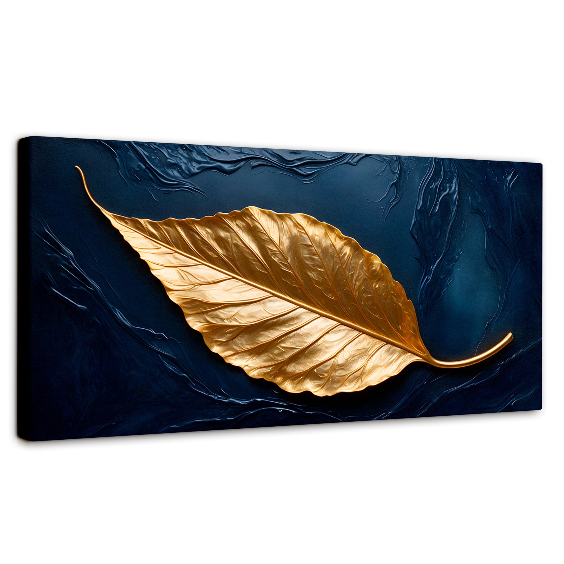 Cuadros Decorativos Canvas Revolution | Cuadro Decorativo Luz Dorada Sereno | Panorámico | Marco Sin Marco