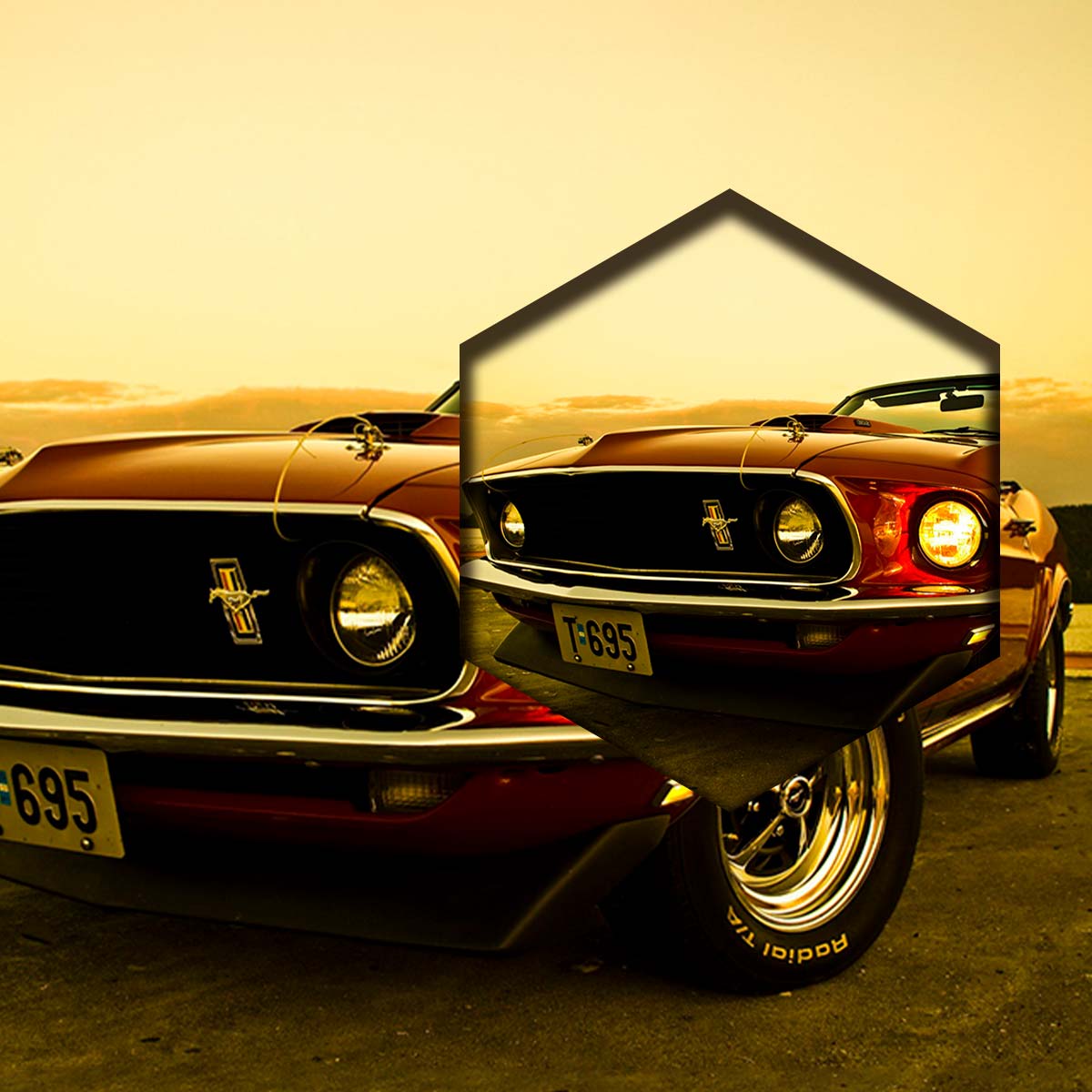 Mustang Convertible Sepia