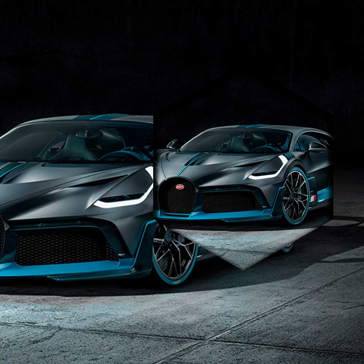 Bugatti Negro Neon