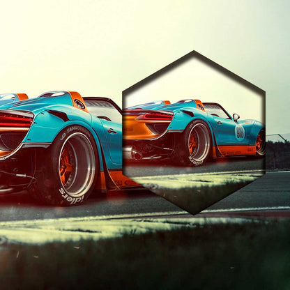 Porsche Atardecer