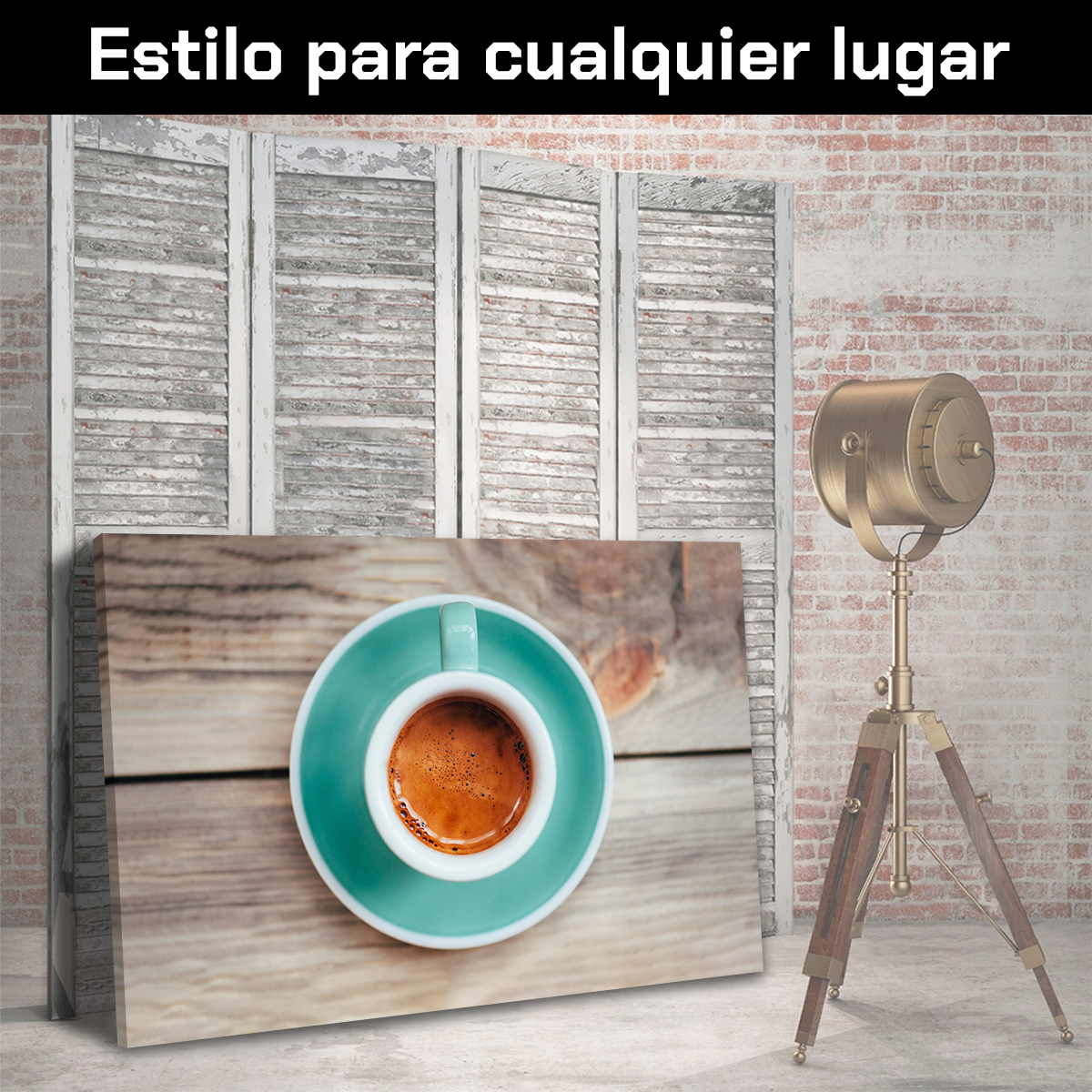 Café Caliente En Taza Y Plato Azul