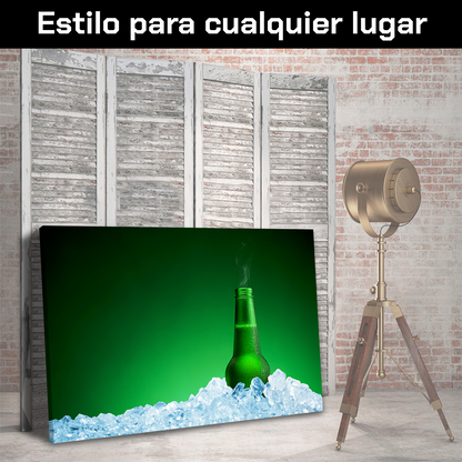 Cerveza Fria Entre Hielos