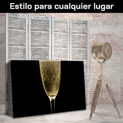 Vino Champagne Burbujeante En Copas