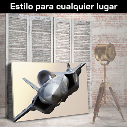 Jet F35 Gris Volando