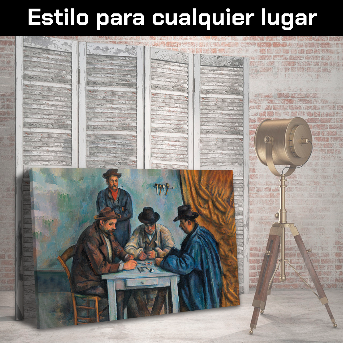 Los Jugadores De Cartas Por Paul Cezanne