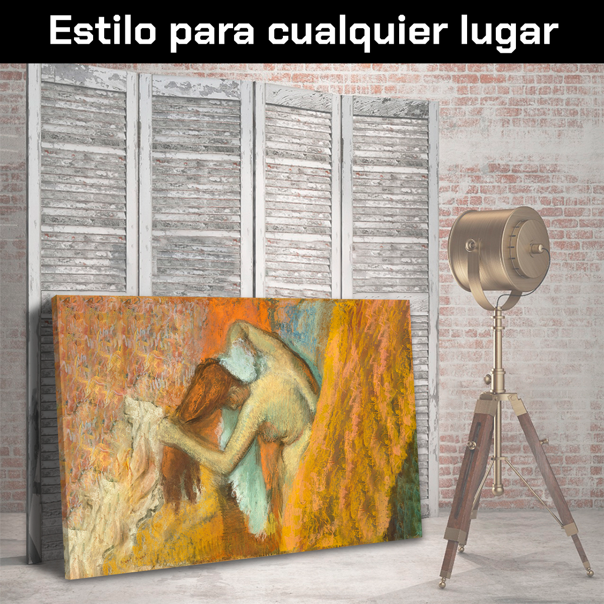 Mujer En Su Toilette Por Edgar Degas