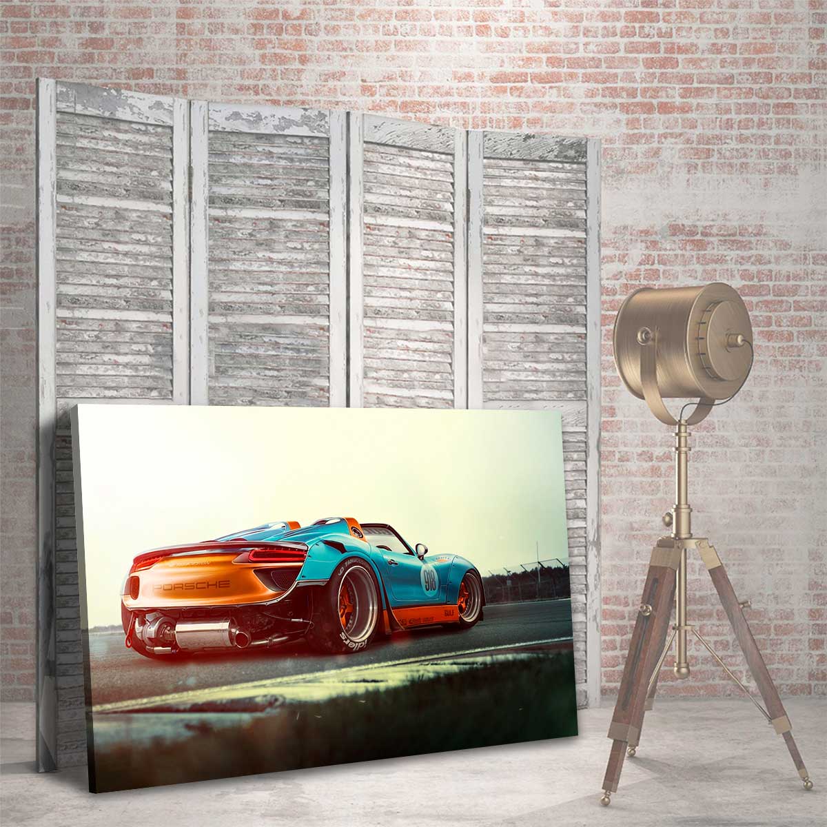 Porsche Atardecer