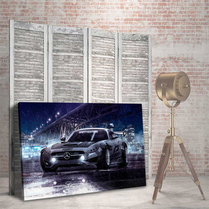 Mercedes Benz Bajo La Lluvia