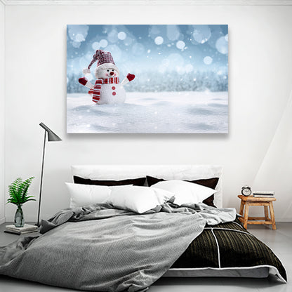 Hombre De Nieve Alegre