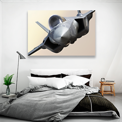 Jet F35 Gris Volando