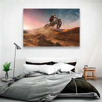Motocross Saltando Las Dunas