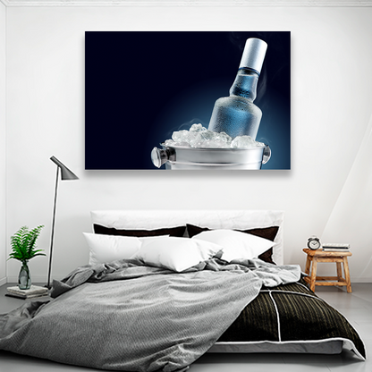 Vodka Sobre Cubeta Con Hielos
