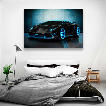 Lamborghini Azul Neon