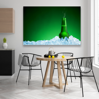 Cerveza Fria Entre Hielos