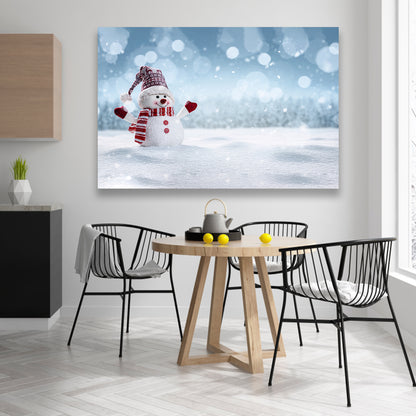 Hombre De Nieve Alegre