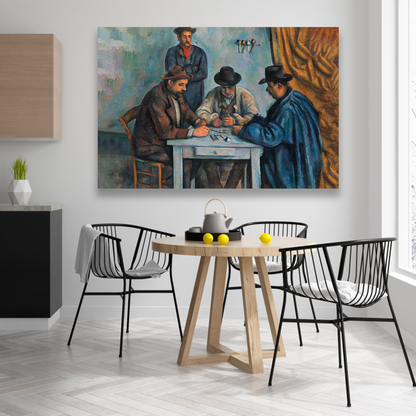 Los Jugadores De Cartas Por Paul Cezanne