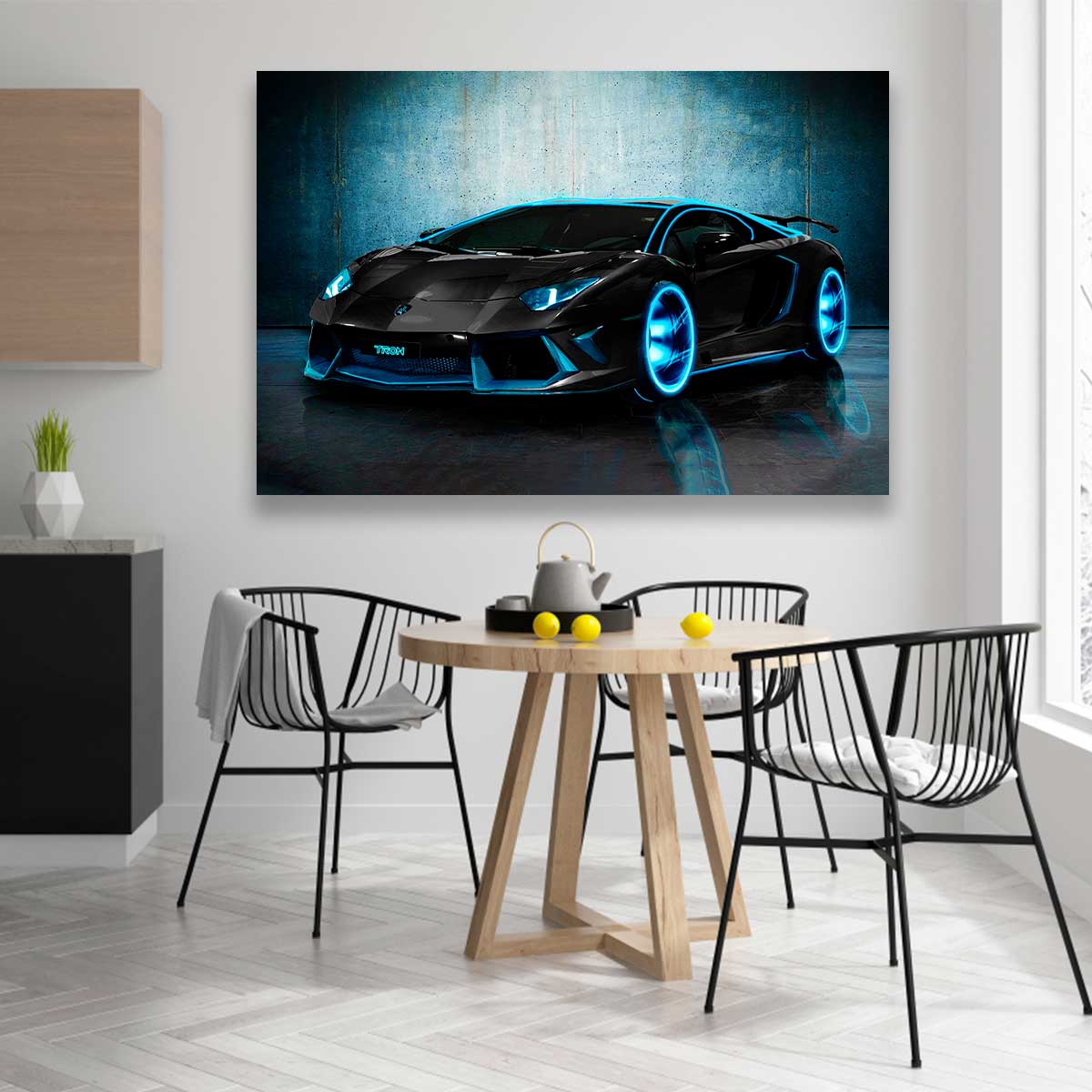 Lamborghini Azul Neon