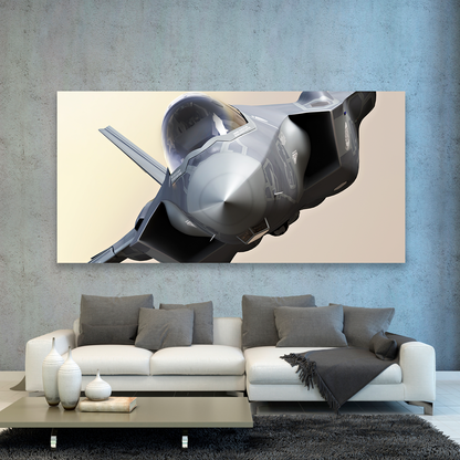 Jet F35 Gris Volando