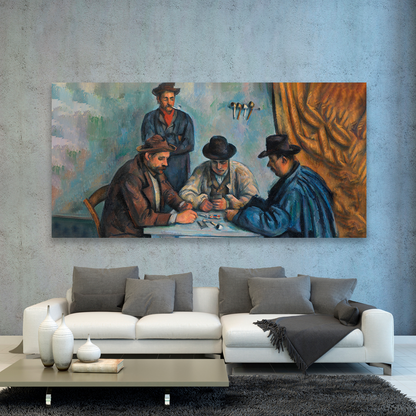 Los Jugadores De Cartas Por Paul Cezanne