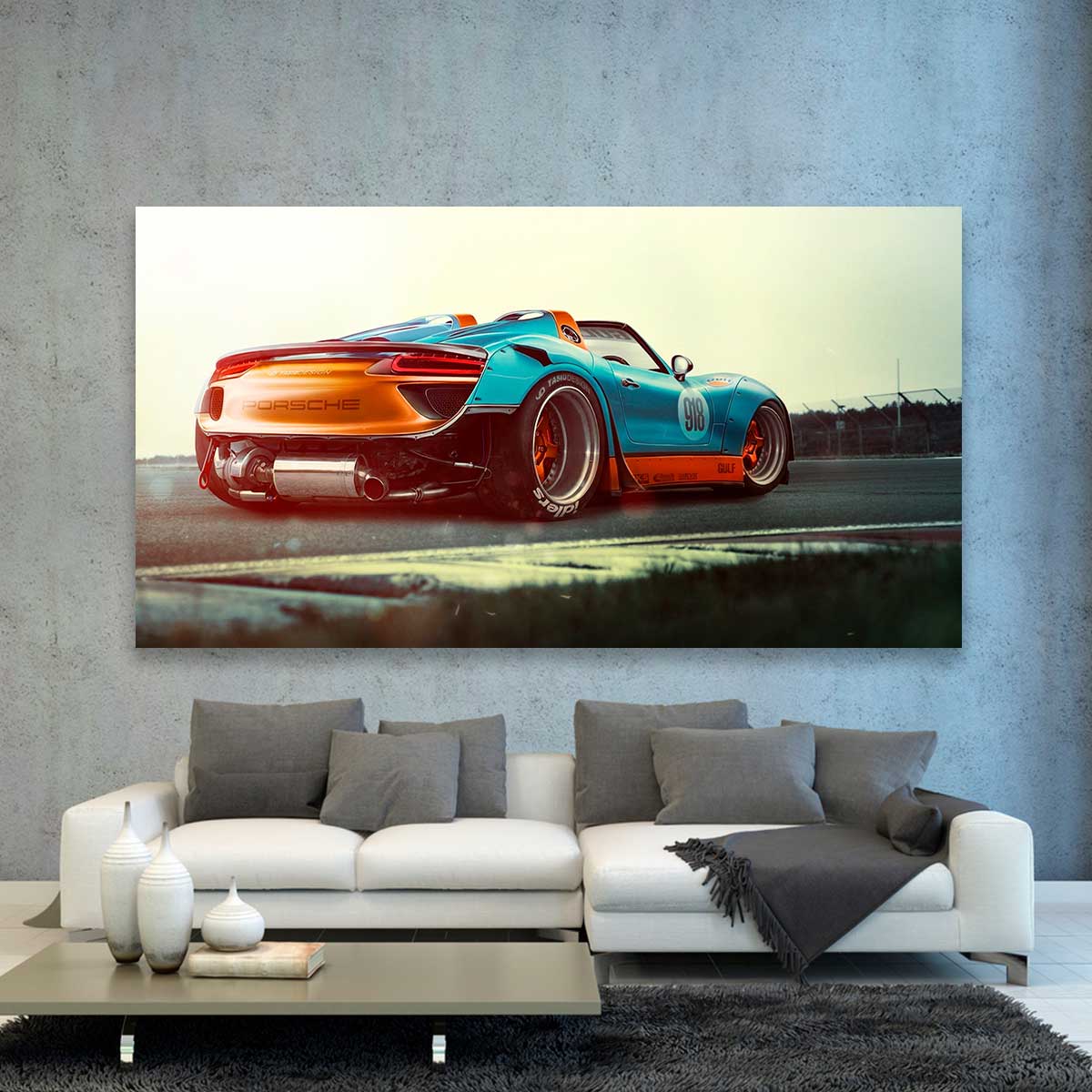 Porsche Atardecer
