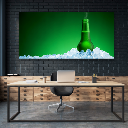 Cerveza Fria Entre Hielos