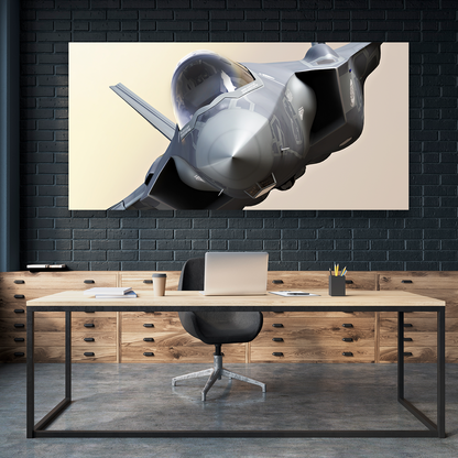Jet F35 Gris Volando